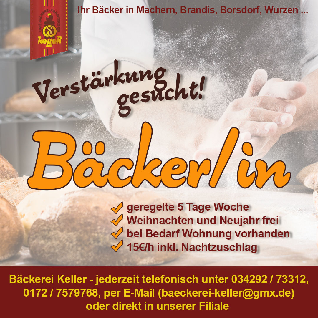 Stellenangebot | Bäckerei Keller